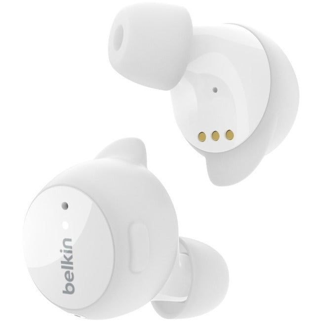 Belkin SOUNDFORM Immerse True Wireless Earbud Earset - White Belkin SOUNDFORM Immerse True Wireless Earbud Earset - White